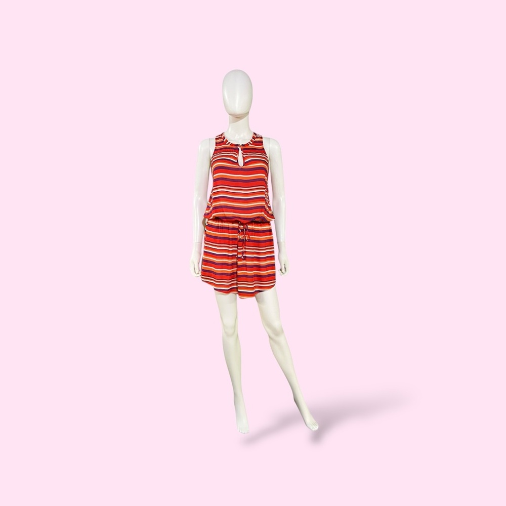 C&C California Multicolored Casual Dress, XS